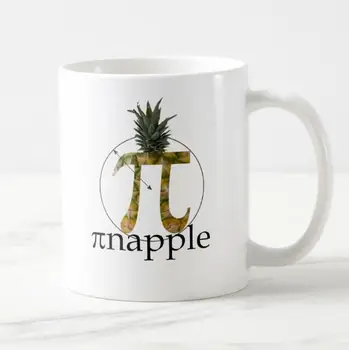 Geek Pinapple filiżanka do Kawy Zabawa Matematyczna Botanik Ananas Filiżanki Kubki Nowość Fajny Humor Prezenty Matematyczny Botanik Ceramiczny Owocowy Projekt 11 uncji