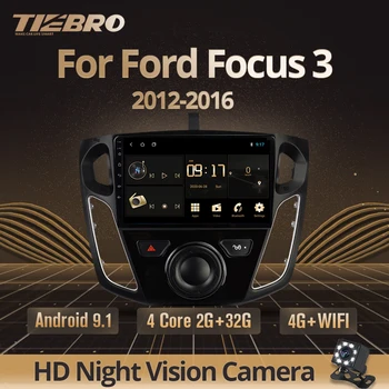 TIEBRO 2DIN Android 9,0 Radio Samochodowe Do Ford Focus Mk 3 3 2011 2012 2013-2015 Nawigacja GPS Plyaer Auto Multimedialny Радиоплеер
